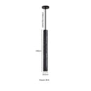 Axyaa Ultra Fine Black LED Pendant Lamps - Modern Minimalist Ceiling Droplight