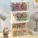 Axyaa Labubu Dolls Blind Box Display Rack - Transparent Acrylic Plush Toy Organizer