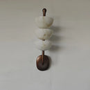 Axyaa Marble Wall Lamp Pure Copper Designer Art Wall Light