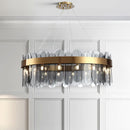 Axyaa Nordic Smoke Grey Glass Chandelier Pendant Light for Living Room, Bedroom, Hotel, Restaurant, Bar