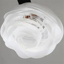 Axyaa Nordic Cream Style Acrylic Pendant Light for Modern Living, Bedroom, and Dining Room