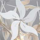 Axyaa Luxe Bauhinia Flower Chandelier: Decorative LED Lighting Fixture for Bedrooms & Clothing Stores