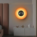 Axyaa Modern LED Wall Light Circular Iron Decoration Creative Headboard