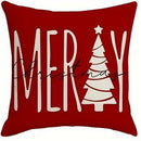 Axyaa Merry Christmas Pillow Cover for Festive Home Decor