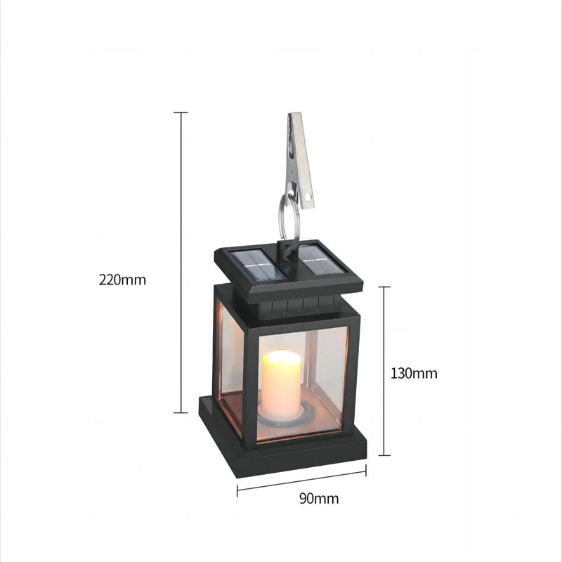 Axyaa Solar Candle Lantern Outdoor Palace Garden Lamp Waterproof Christma