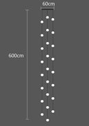 Axyaa Modern Dining Room Pendant Light Indoor LED Chandelier Ceiling Lamp