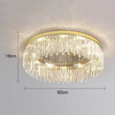 Axyaa Crystal LED Ceiling Light: Modern, Bright, and Elegant Home Decor