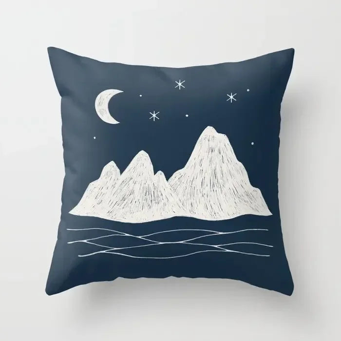 Axyaa Abstract Oil Painting Cushion Covers – Modern Art Home Decor Pillow