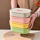 Axyaa 3 Grids Food Storage Box for Garlic, Onion, Pepper - Kitchen Organizer