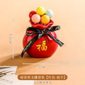 Axyaa Ceramic Stainless Steel Fruit Fork Set with Cute Fruit Sign Storage Jar.