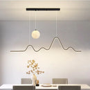 Axyaa Modern Art Decor LED Ceiling Chandelier for Dining Living Room