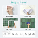 Axyaa 3D Decorative Tile Stickers, Self-adhesive Wall Stickers for Kitchen & Bathroom