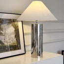 Axyaa Bamboo Hat Floor Lamp: Modern Stainless Steel, Chinese Style, Bedroom Study Decor