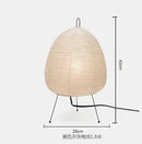 Axyaa Wabi Sabi Rice Paper Floor Lamp for Bedroom and Parlor
