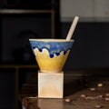 Axyaa Retro Ceramic Cone Coffee Cups - Set of 2