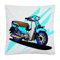 Axyaa Motorcycle Cartoon Plush Pillowcase Home Sofa Car Decor 45x45 cm