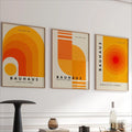 Axyaa Geometric Bauhaus Canvas Prints for Modern Home Decor