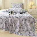 Axyaa Cotton Coarse Sheet Set - Single Piece, Summer Bedding