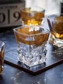 Axya Medusa Gold Head Glass: Whisky, Wine, Beer, Water Multi-Function Glass