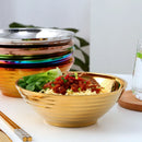 Axyaa Stainless Steel Double-layer Ramen Bowl Japanese-style Kitchen Tableware