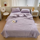 Axyaa Seersucker Summer Cool Quilt - Double Yarn Thin Quilt for Students