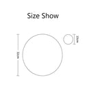 Axyaa Round PU Leather Placemats & Coaster Set for Kitchen and Coffee Shop