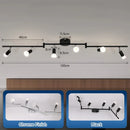 Axyaa Nordic Six Head LED Surface Spotlight for Indoor Lighting