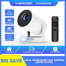 Axyaa Magcubic HY300 Ultra 4K Android Projector with Electronic Focus & Speaker