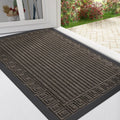 Axyaa Durable Indoor/Outdoor Trapping Doormat: Waterproof, Washable, Low Profile Entry Mat