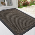 Axyaa Low Profile Entry Door Mat for Home Decor and Non-slip Protection