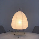 Axyaa Japanese Rice Paper Floor Lamp by Noguchi - Modern Wabi Sabi Corner Lantern