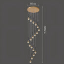 Axyaa Crystal Glass Ball Chandelier for Home Decor