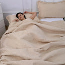 Axyaa Reversible Lightweight 3 Piece King Bedding Set for All Seasons