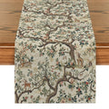 Axyaa Floral Table Runner for Kitchen Dining Wedding Party Decor
