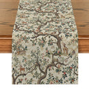Axyaa Floral Table Runner for Kitchen Dining Wedding Party Decor