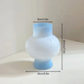 Axyaa Glass Vase: Elegant Minimalist Art Home Decor Piece