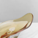 Axyaa Glass Bowl Fruit Platter Tray: Stylish Transparent Household Organizer and Décor
