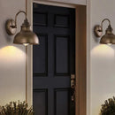 Axyaa Rusty Metal Wall Sconce Industrial Outdoor Wall Light