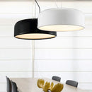 Axyaa Round Ceiling Light: Nordic Minimalist Chandelier for Living Room, Bedroom, Dining Room, Study
