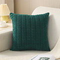 Axyaa Soft Striped Corduroy Throw Pillow Covers in 45x45cm