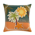 Axyaa Printed Linen Pillowcase 45*45cm for Sofa Chair Decoration