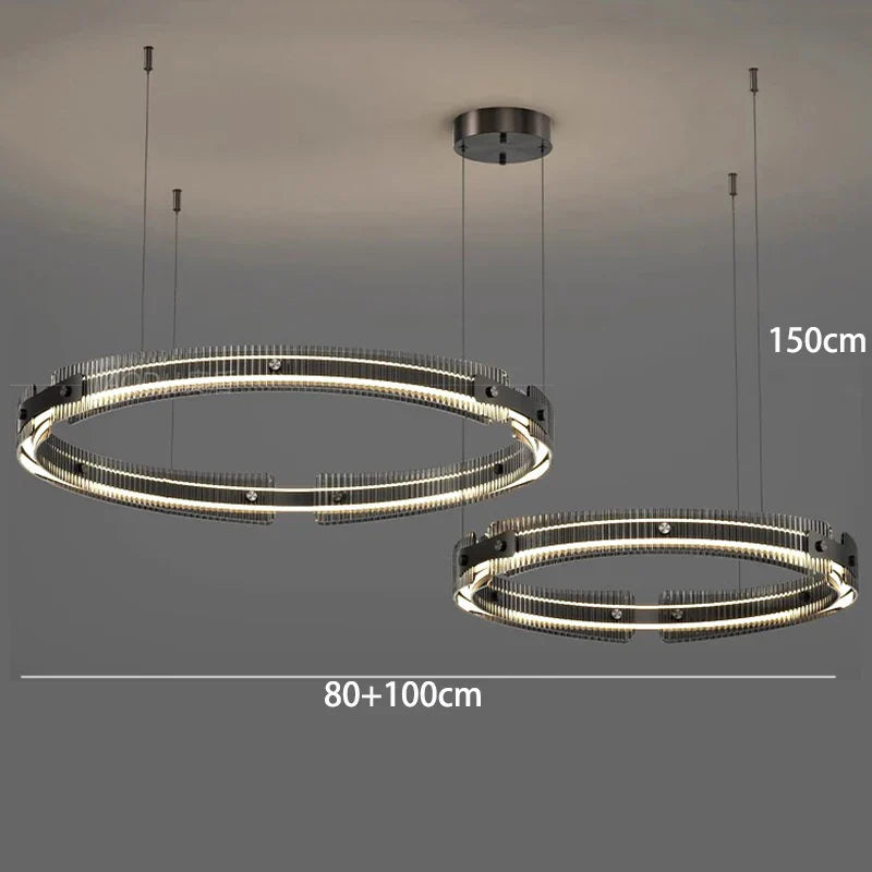 Modern Nordic Dining Room Pendant Light Chandelier by Axyaa