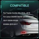 Axyaa LED Rear Bumper Reflector Lights For Toyota Corolla Altis & Lexus GS250 ES250