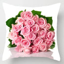 Axyaa Red Roses Square Large Pillow Cases High Quality Thick Covers