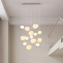 Axyaa Modern LED Chandelier Pendant Light Ceiling Lamp for Stylish Interior Lighting