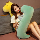 Axyaa Cartoon Animal Side Sleep Body Pillow: Soft Cozy Throw Pillow Ideal Girlfriend Gift