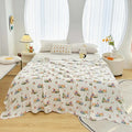 Axyaa Bamboo Fiber Summer Cool Quilt Blanket Single Thin Nap Air Conditioner Blanket