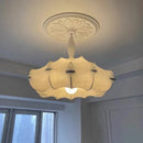 Axyaa Nordic Silk Chandelier: Modern Wabi Sabi Ceiling Light for Home Decor