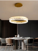 Axyaa LED Chandelier with Remote Control for Modern Home Decor