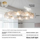 Axyaa French Cream Style Chandelier, Retro Crystal Glass Main Hall Light